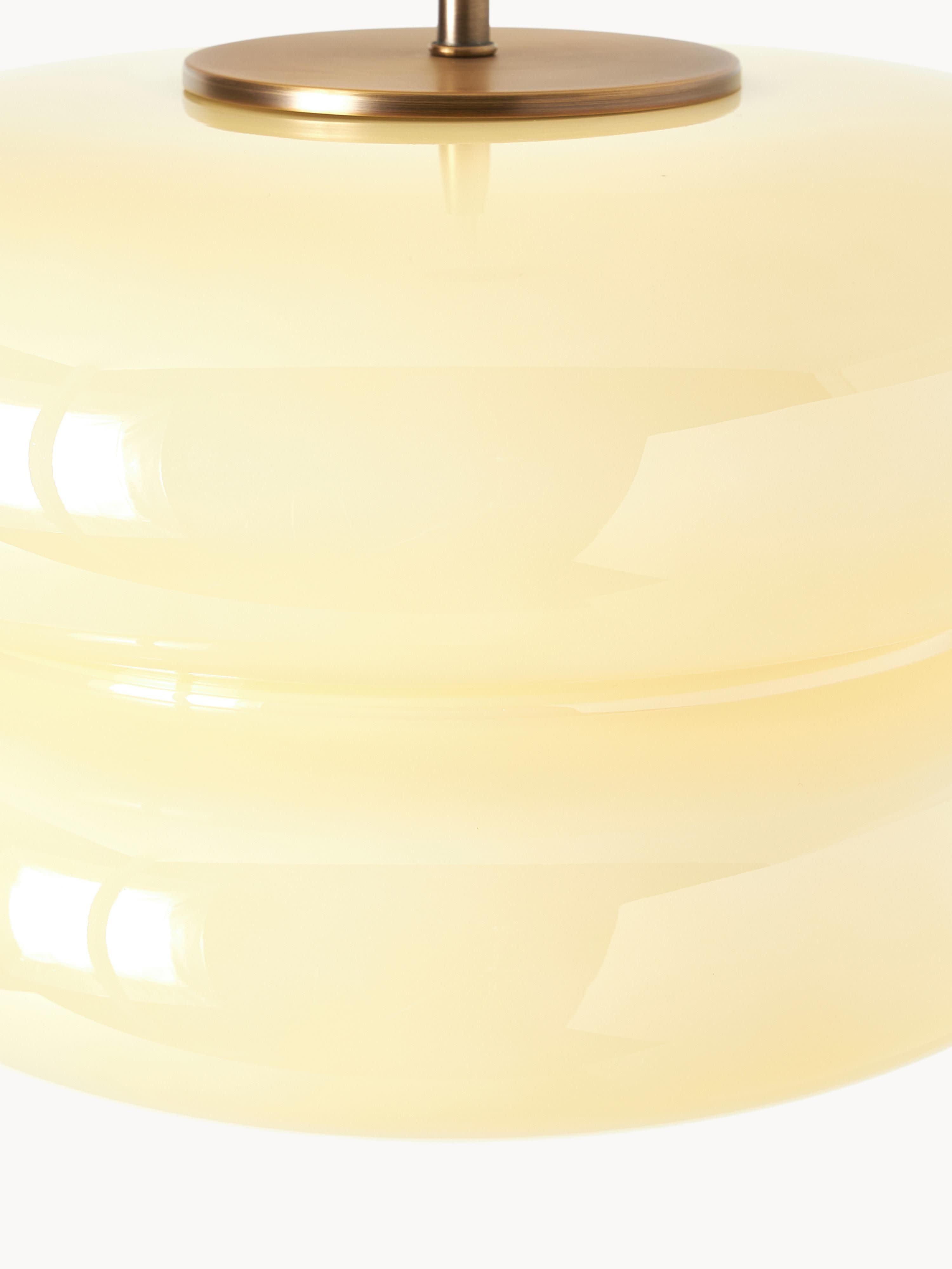 Orra Modern Opal Shade Pendant Lamp – Minimalist Glass Hanging Light For Kitchen or Bedroom K1427