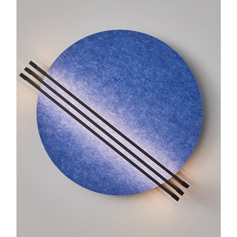 Abstract Sunrise Felt Wall Sconce D381