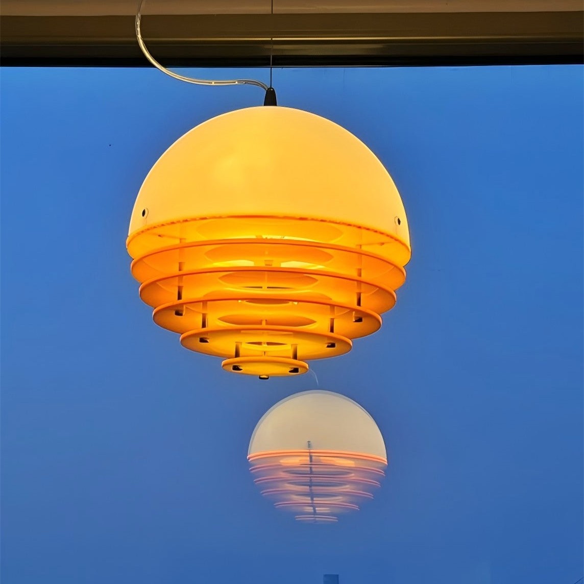 Afterglow Layered Acrylic Bauhaus Sunset Pendant Light - Ambient Pendant Light for Living Area K889