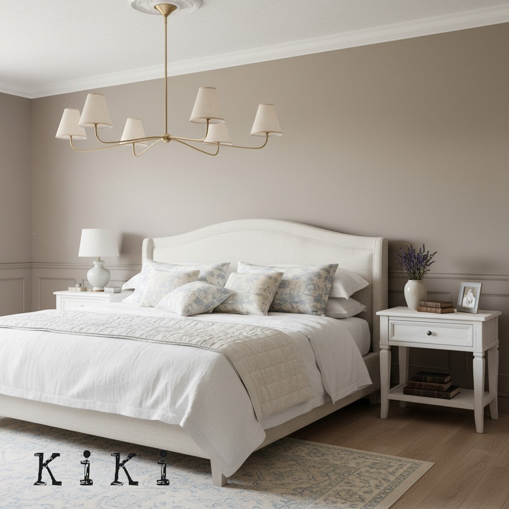 Fibura Modern Multi-Light Chandelier – Sleek 2 or 6-Light Design with Linen Shades K1407
