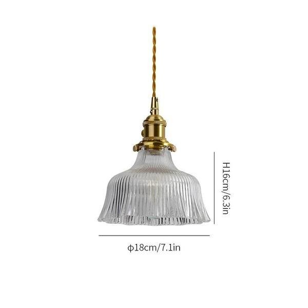 Clear glass pendant lights series