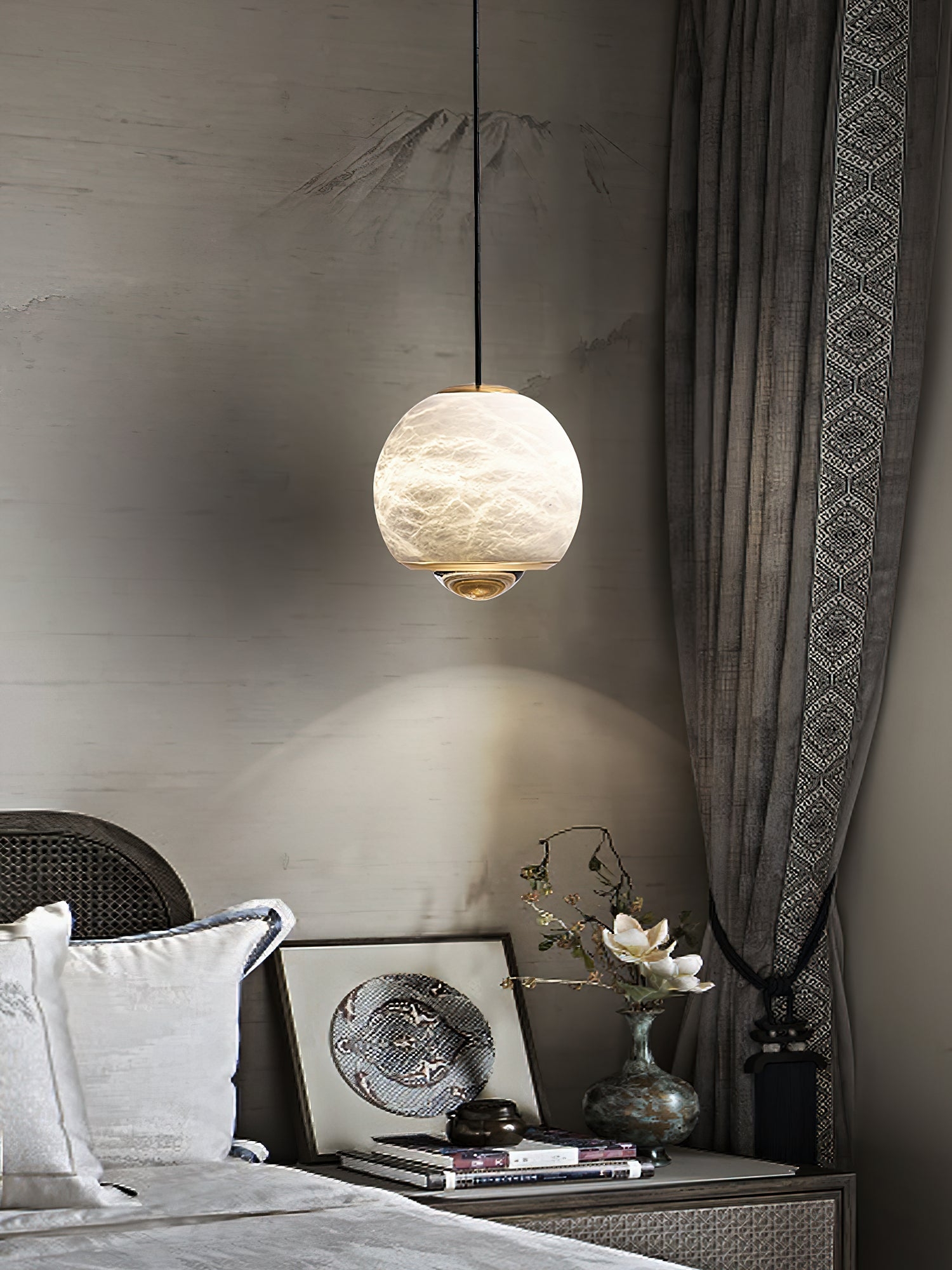Ferox Alabaster Pendant Light D422