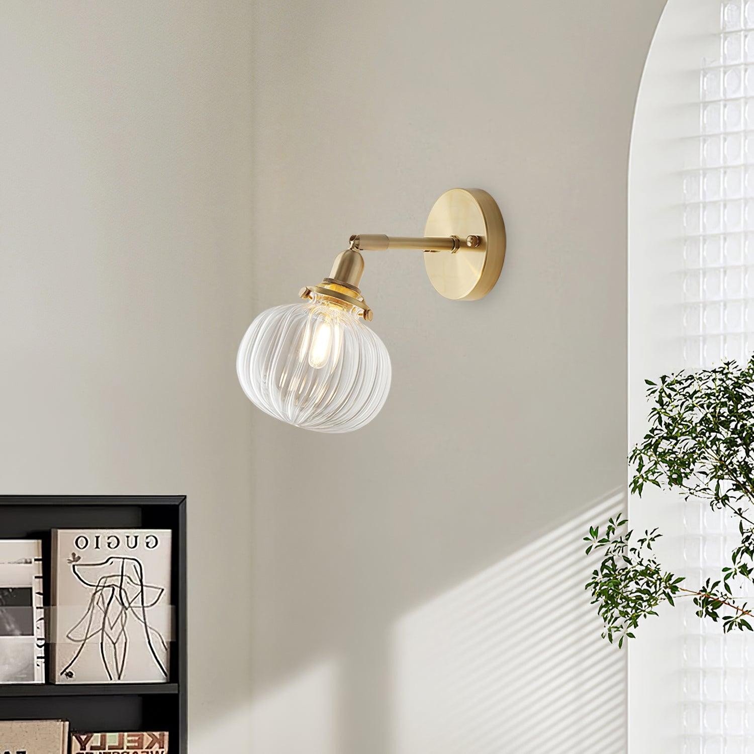 Simple Hallway Entrance Pumpkin Pattern Wall Lamp K636