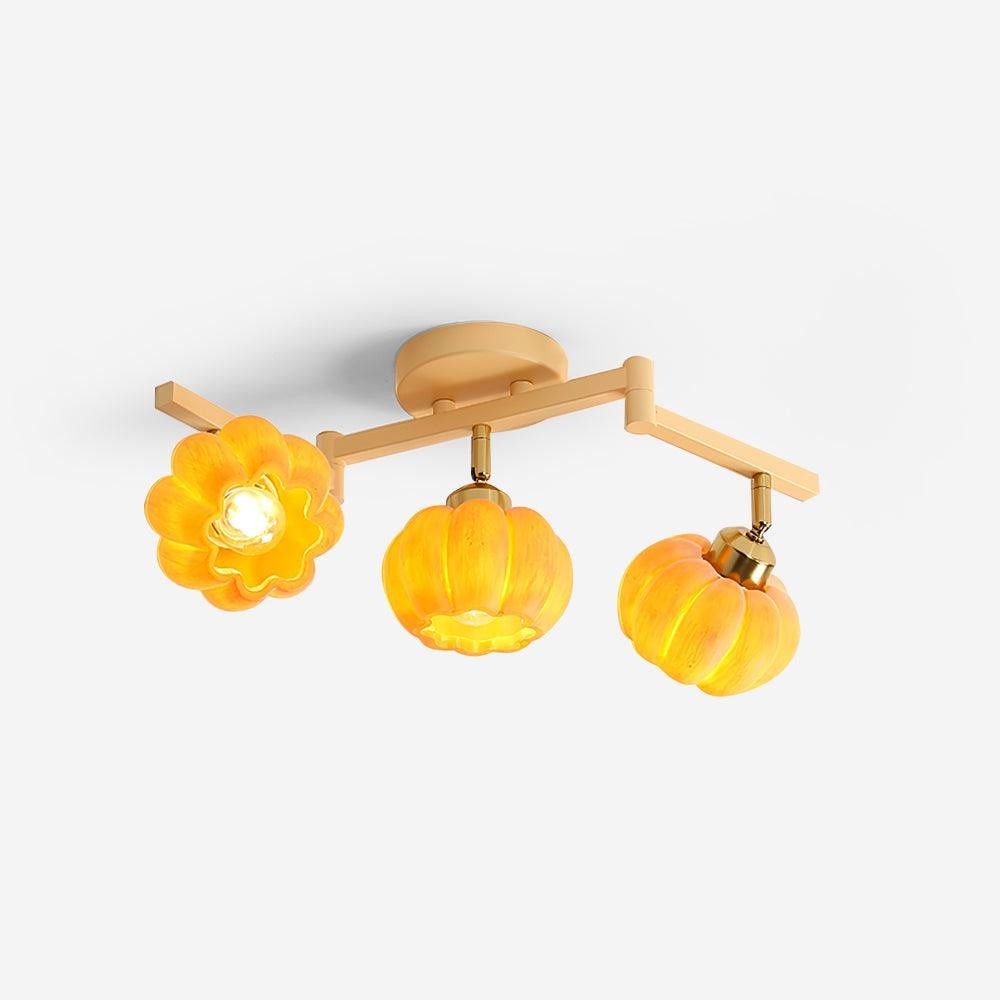 Pumpkin Flower Ceiling Lamp K739