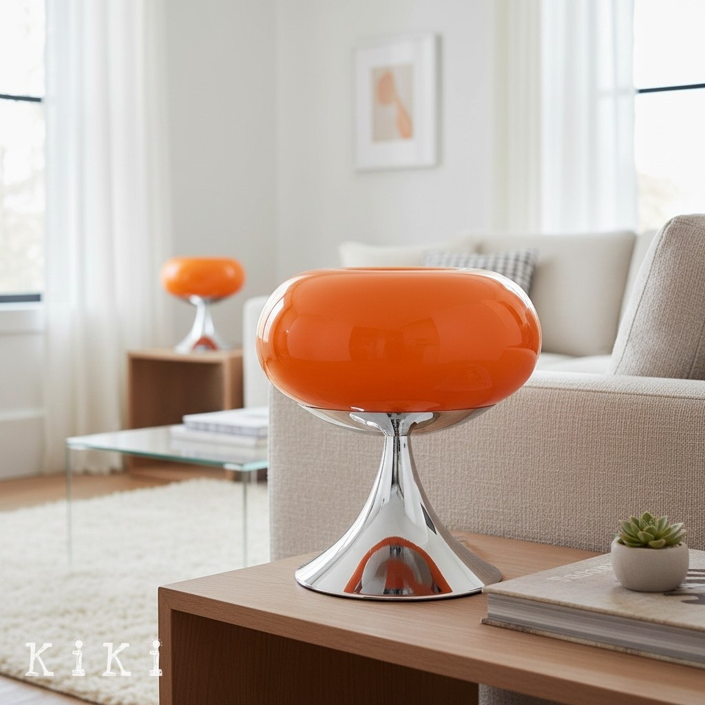 Lollora Playful Rounded LED Table Lamp Minimalist for Desk Shelf K149