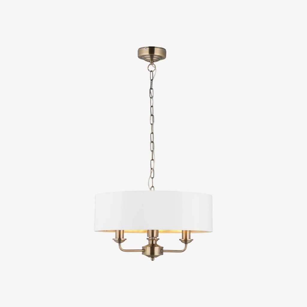 Tela Fabric Shade Pendant Style - Timeless Pendant Light for Dining Table K2216