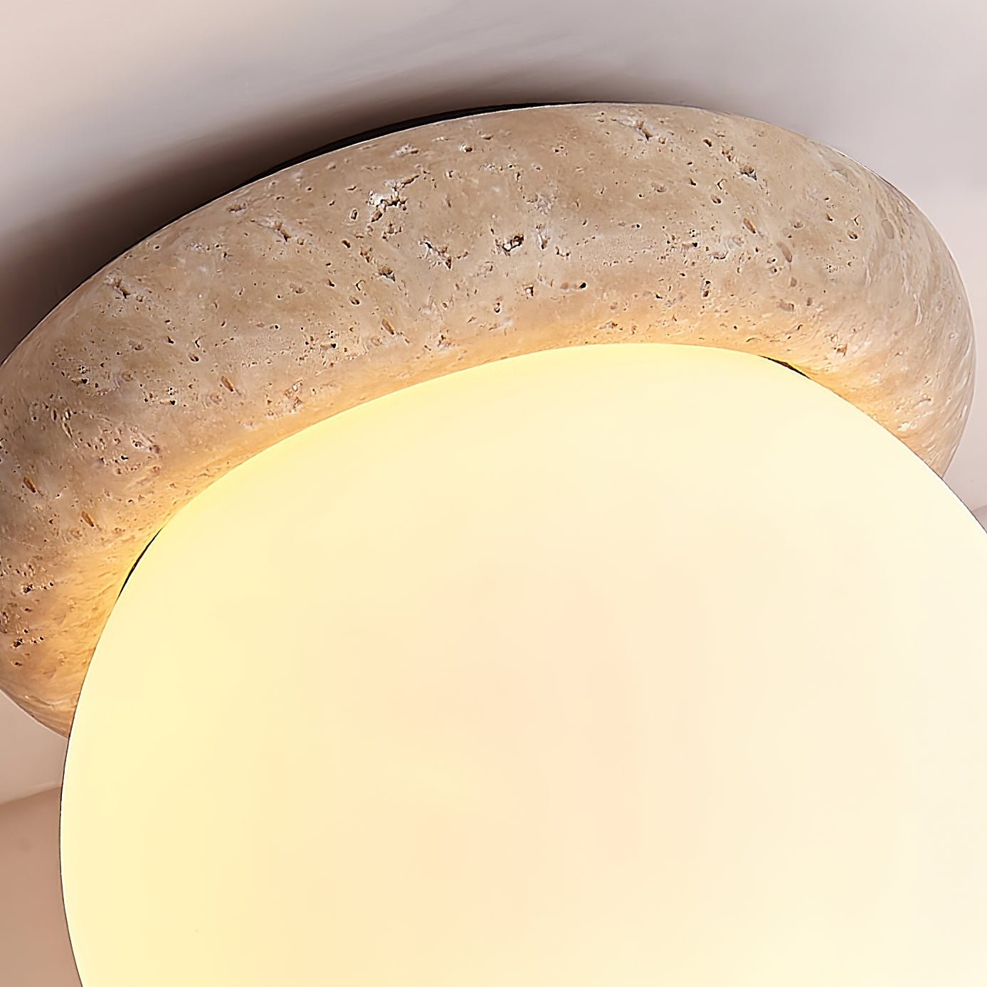 Marble Travertine Asteroid Ceiling Lamp K242