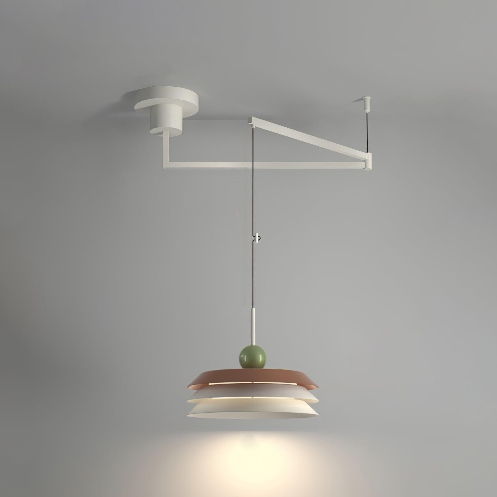 Nordic Creative Cream Style Multi-Layer Pendant Lamp For Living Room K529