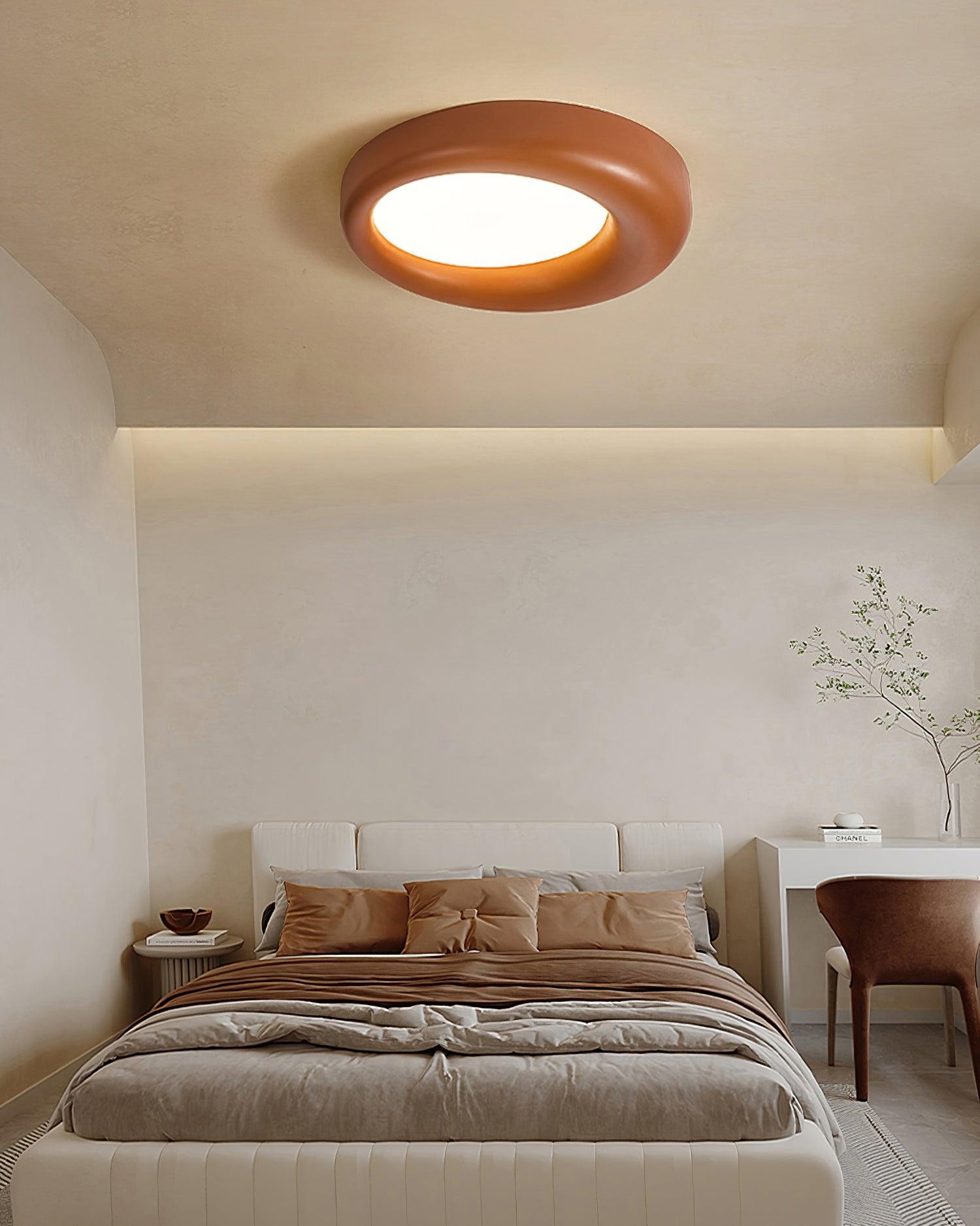 Center Offset Concentric Circle Acrylic Ceiling Lamp K2372
