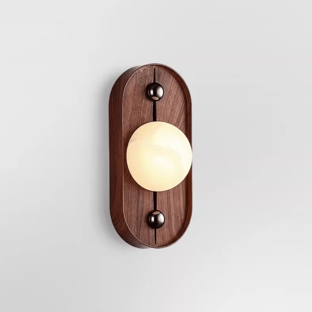 Bezel Alabaster Wall Lamp D393