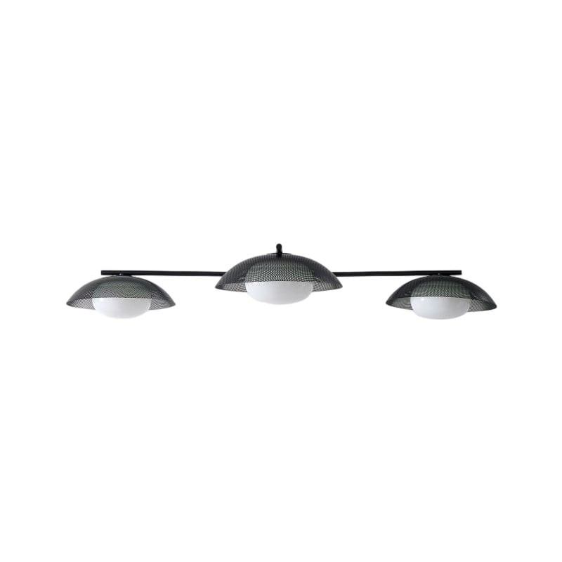 Elorina 3-Light Flush Mount Glass/Metal Ceiling Light - A Stylish Fixture for Modern Spaces K1292