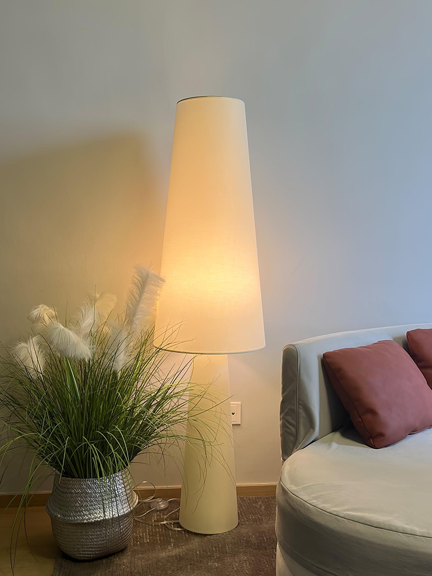 Column Fabric Floor Lamp Suitable For Living Room K328