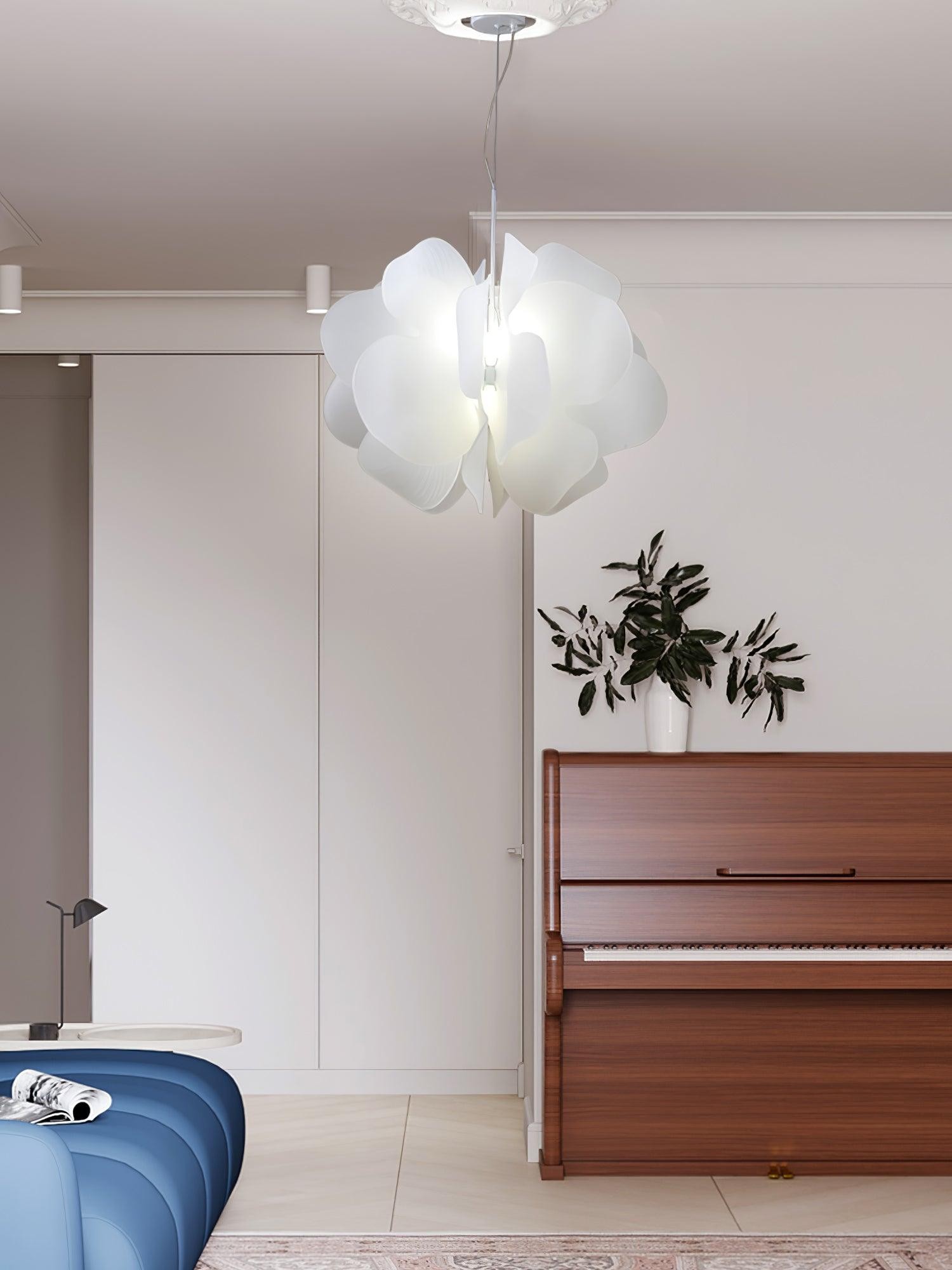 Modern Plastic Flower Design Pendant Lamp K539
