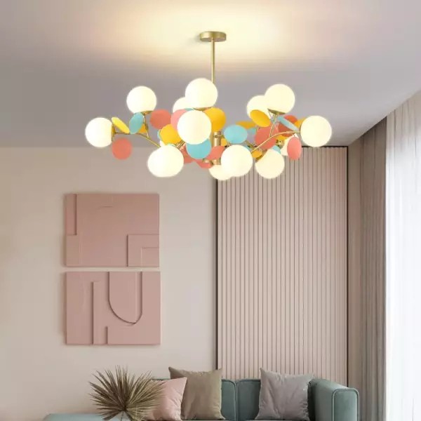Flower Branch Magic Beans Chandelier