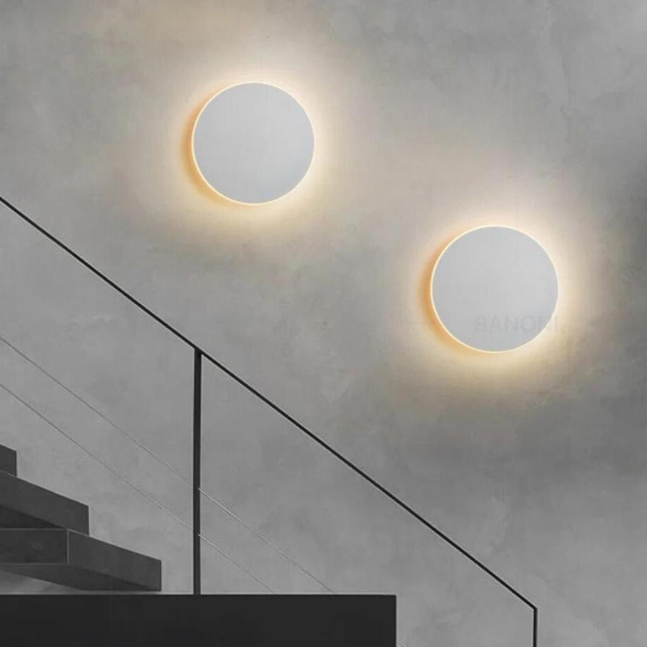 Modern Nordic Round Aluminum Minimalist LED Wall Light D767