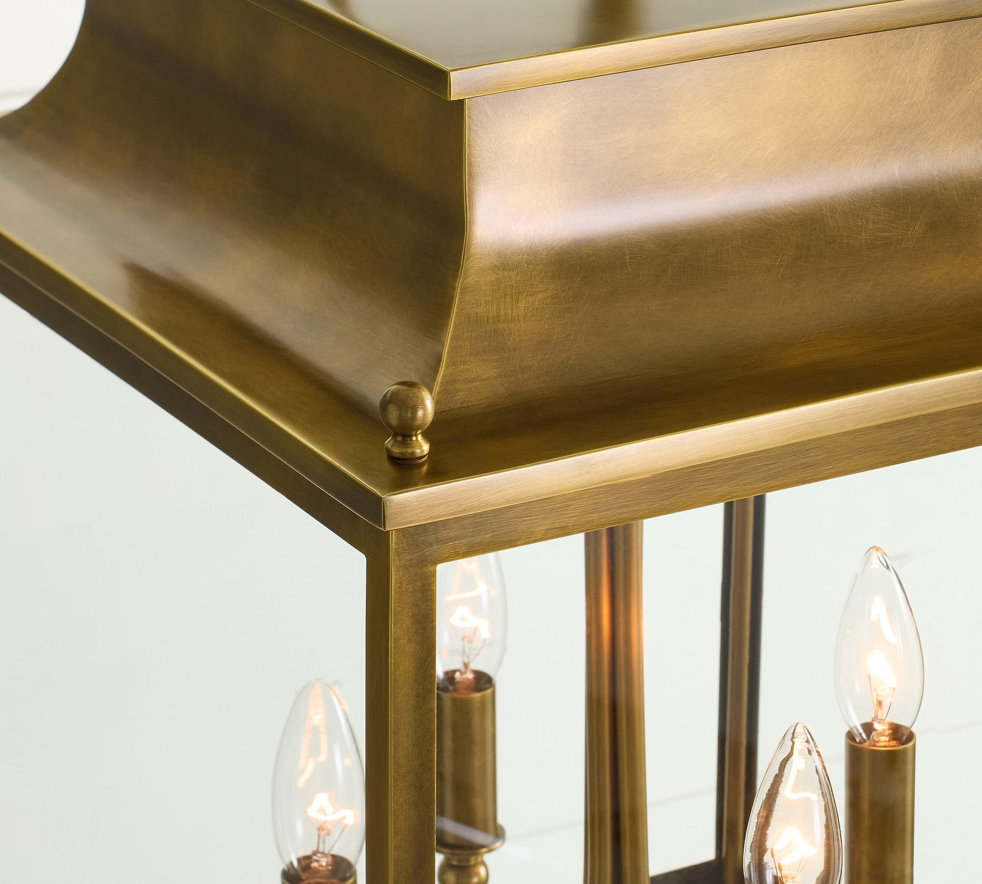 Yolvira Modern Outdoor Lantern Pendant - Metal Hanging Light for Exteriors K1233
