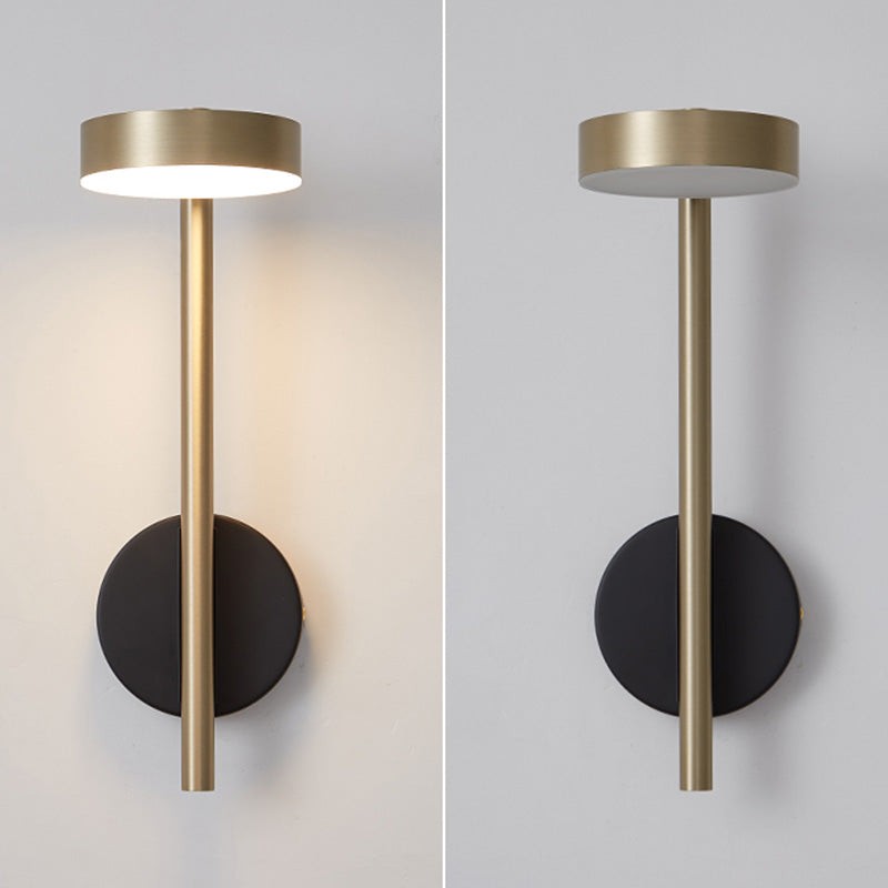 Italian Simple Round Metal Wall Lamp K364