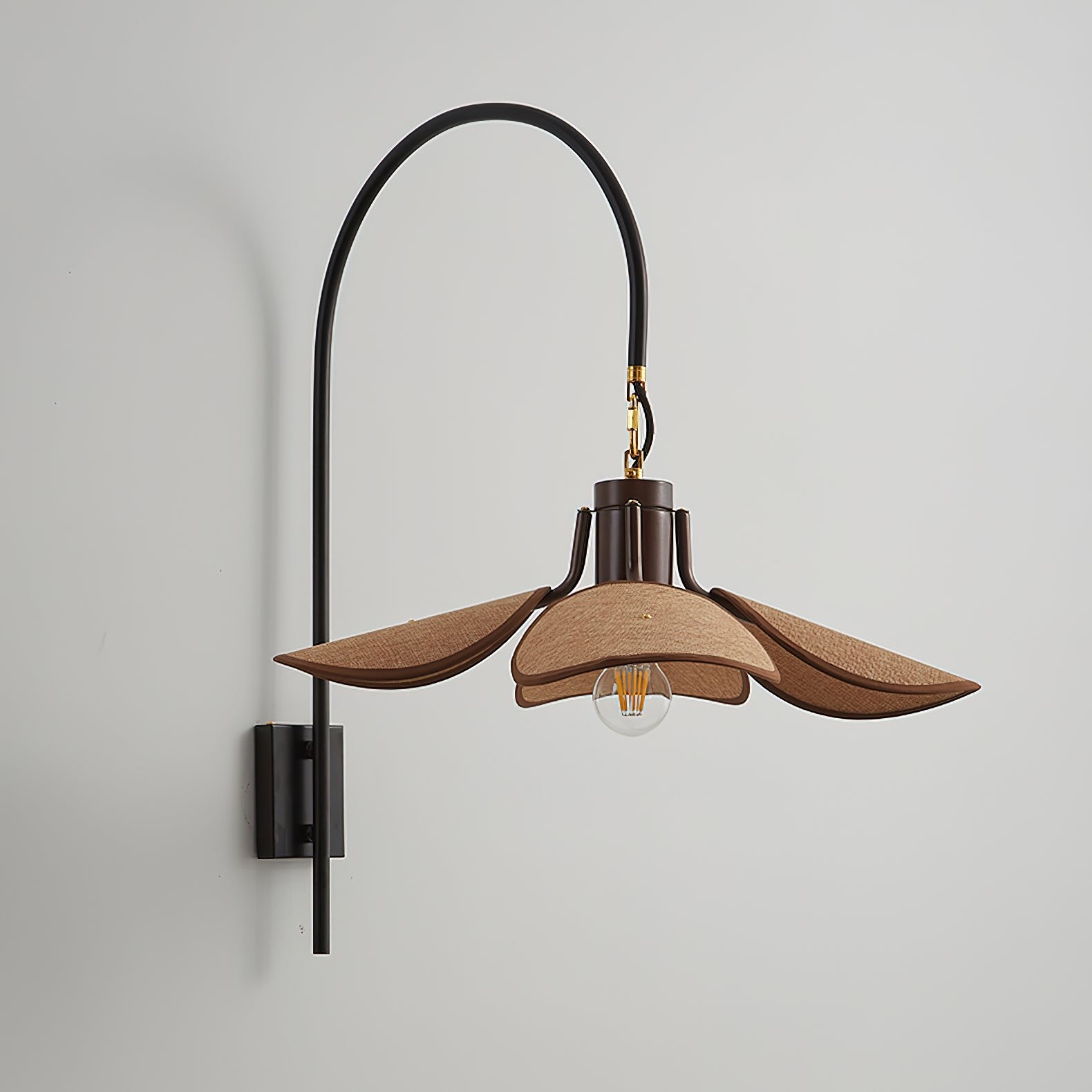 Retro Wabi-Sabi Style Petal Bloom Wall Lamp K587