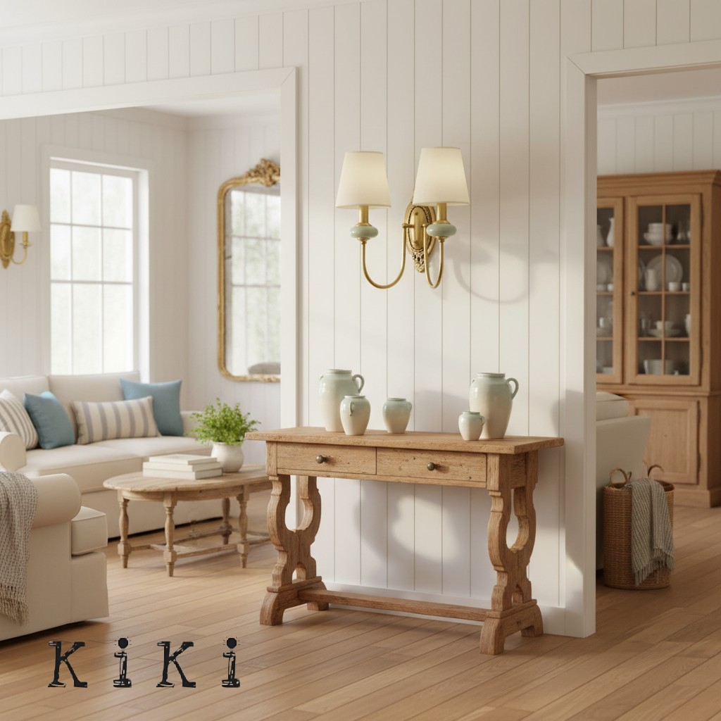 Rowanea Curved Fabric Shade Wall Light – Soft Ambient Light for Any Interior K1129