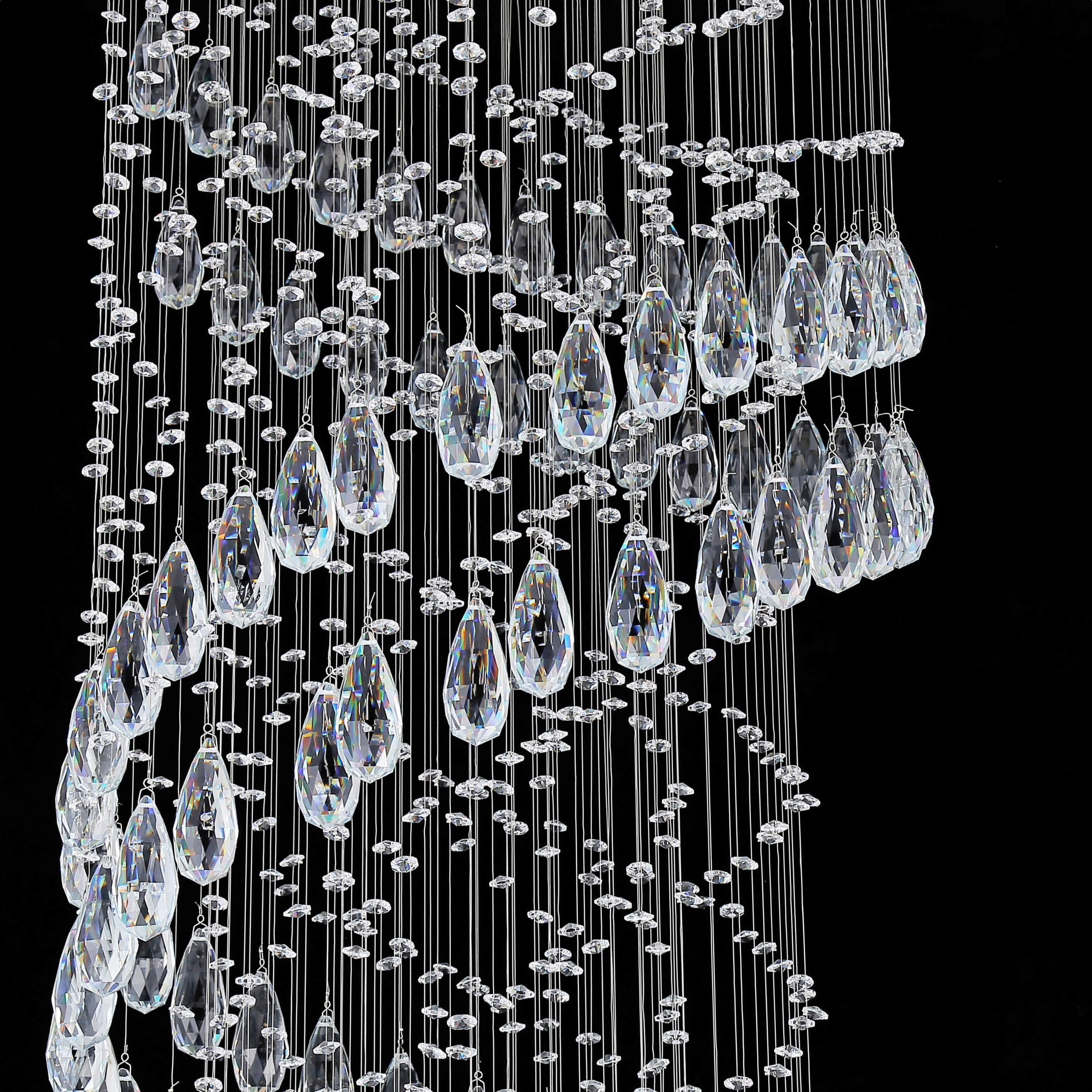 Kiki Luxury Rotary Crystal Chandeliers