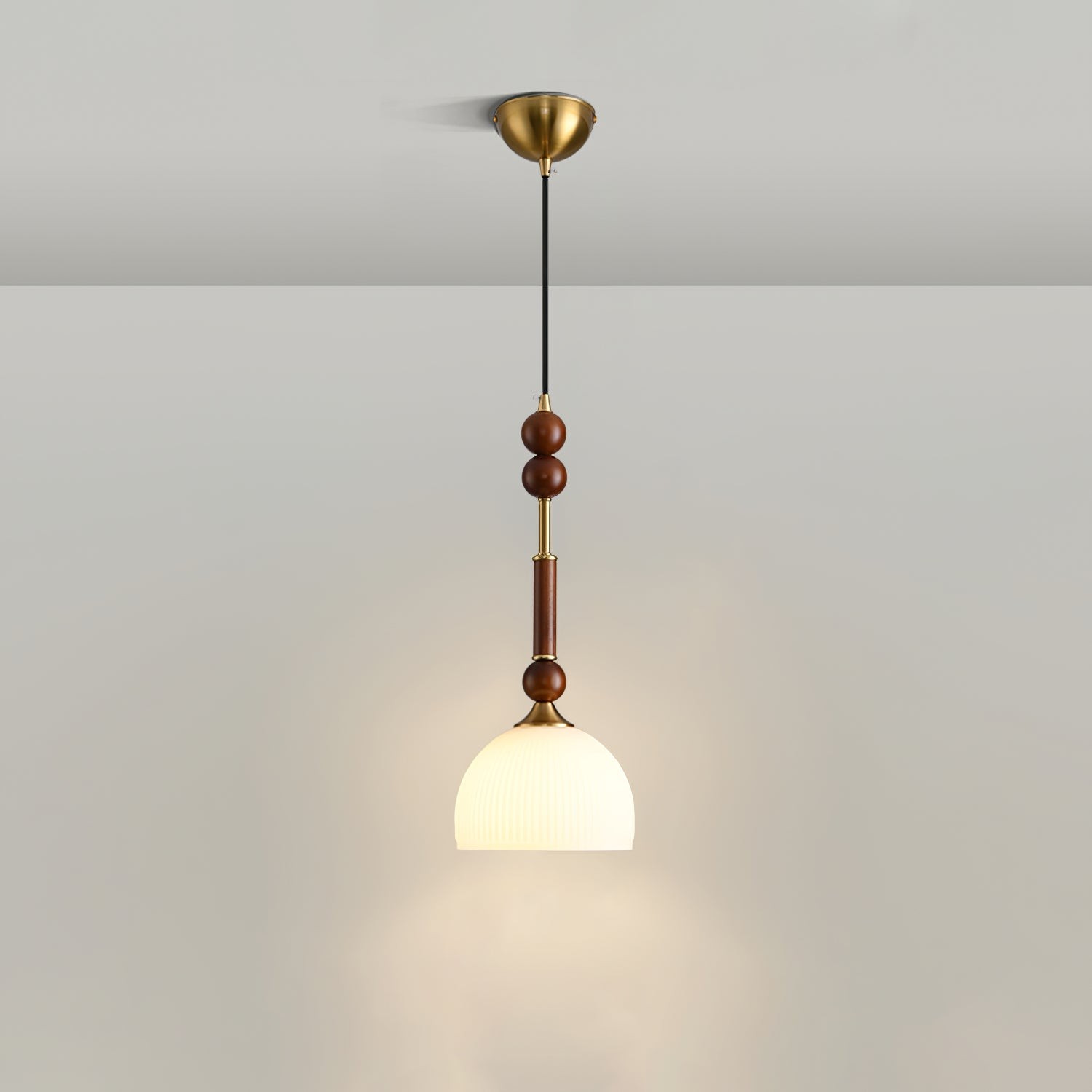 Retro Solid Wood Series Pendant Lamp K637