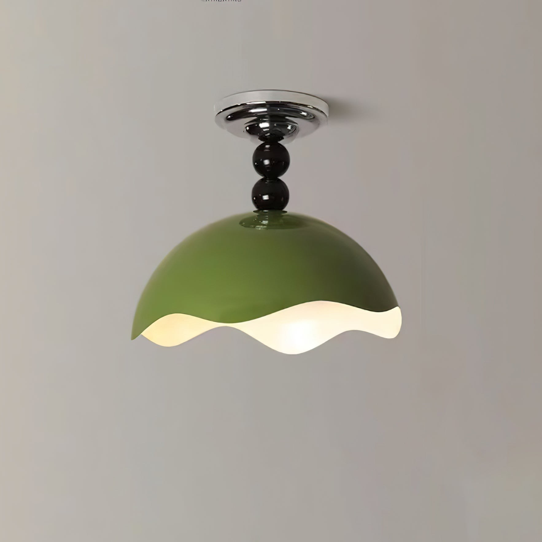 Modern Wave Crest Metal Ceiling Lamp K770