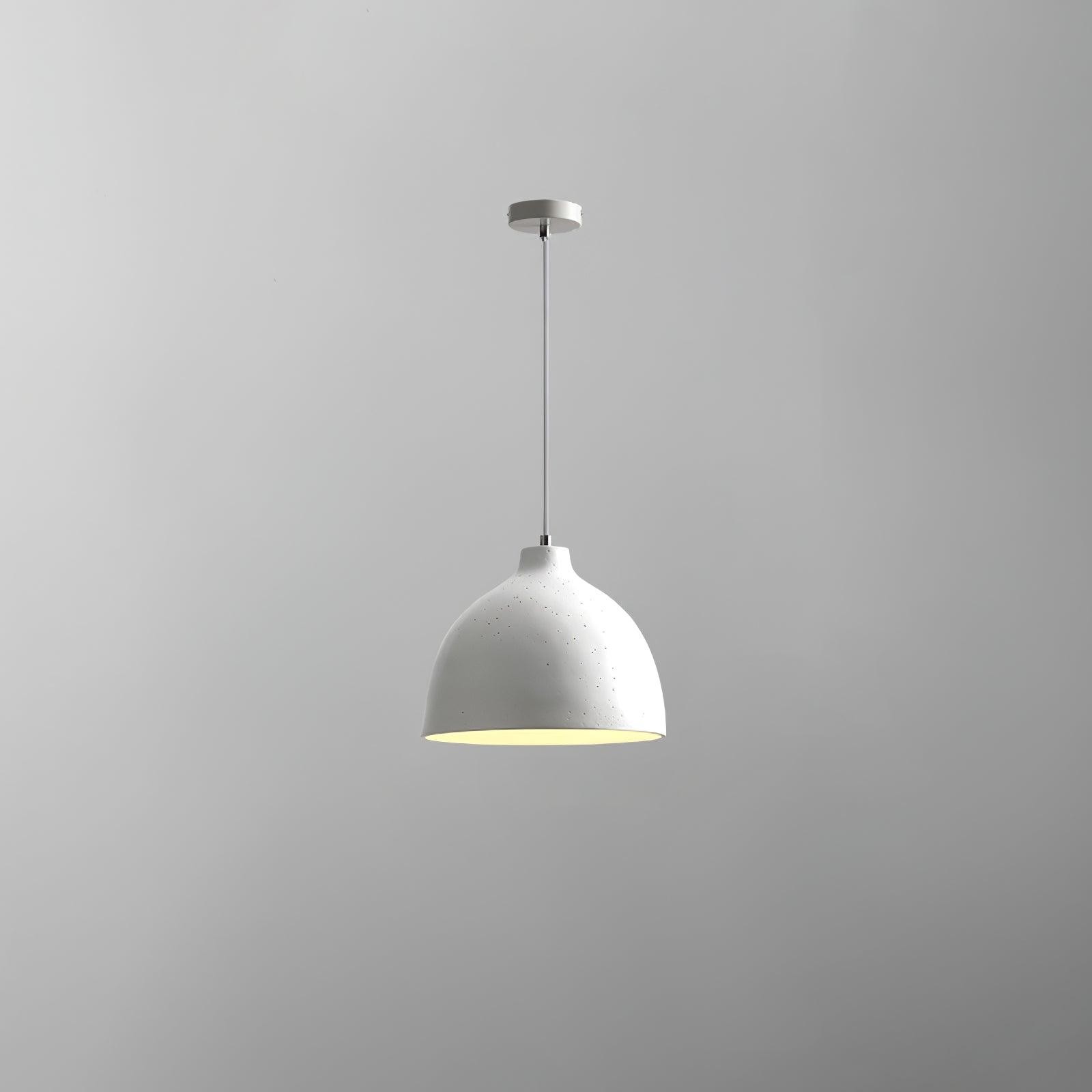 Modern Minimalist Industrial Resin Bowl LED Pendant Light K620