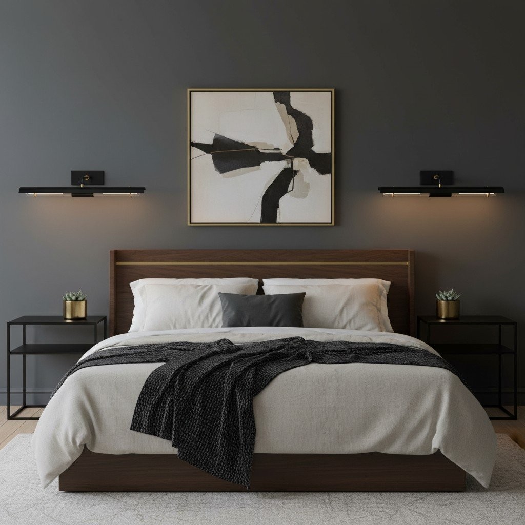 Aurix Minimalist Iron Wall Lamp - Elegant wall-mounted Lighting Enhance Any Interior Artwork K2187