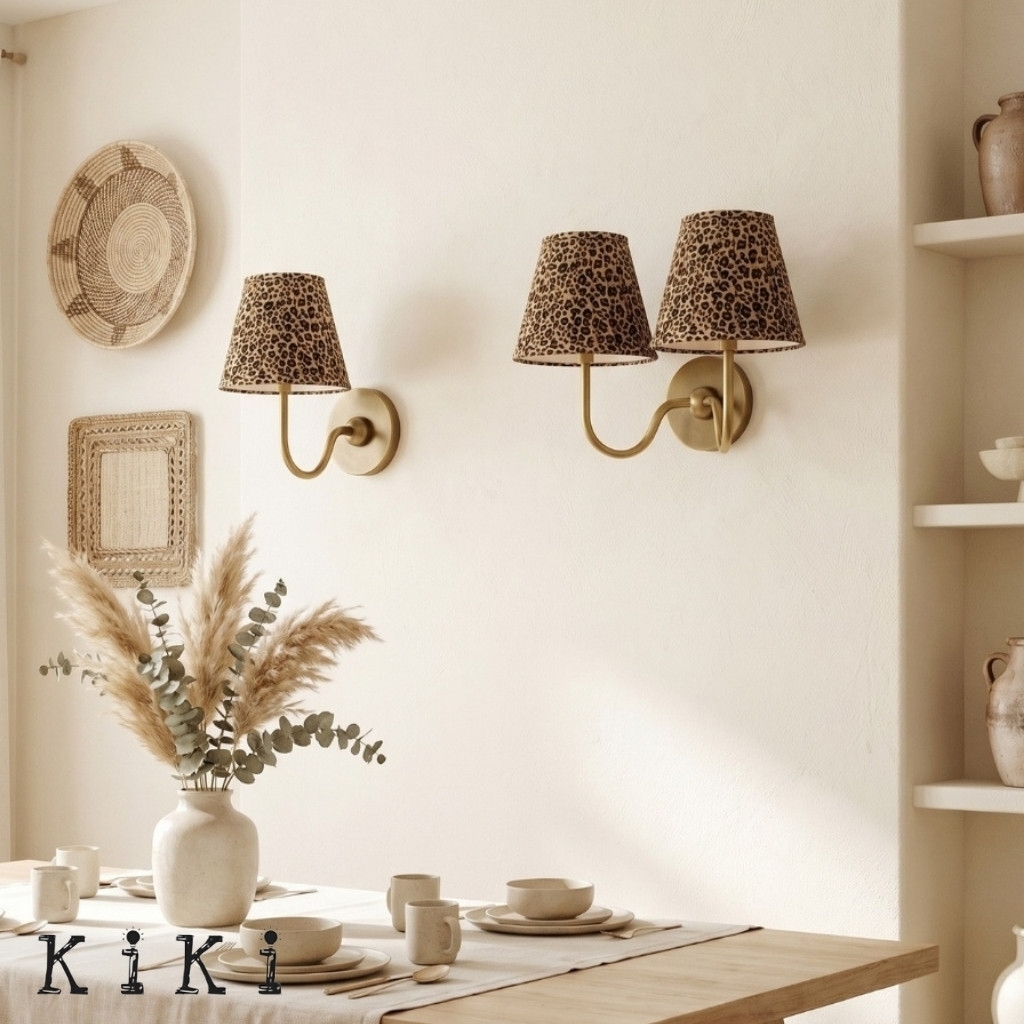 Luvora Pleated Fabric Shade Wall Sconce – Modern Classic Indoor Lighting K1306