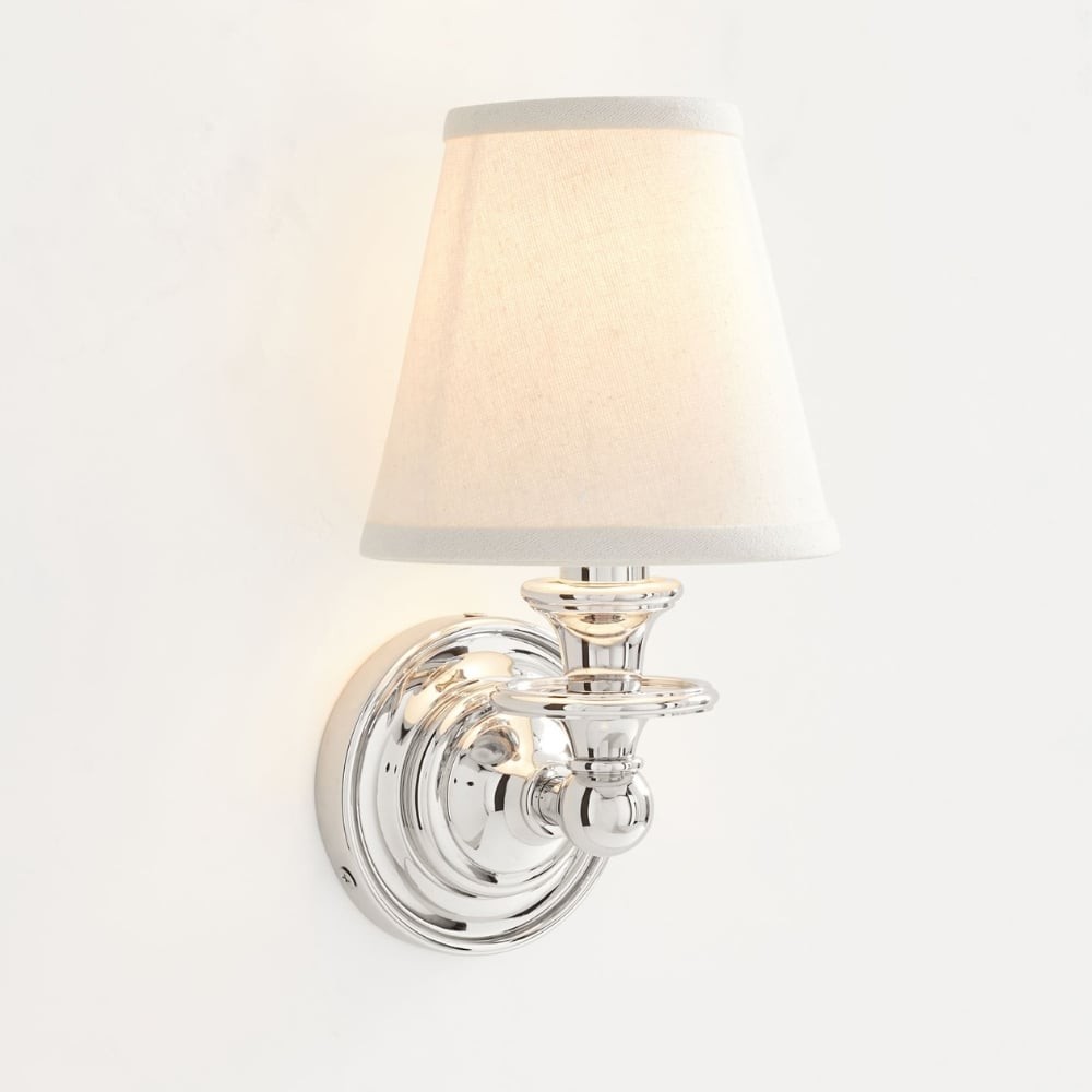 Kalvora Wall Sconce with Fabric Shade – Timeless Lighting for Living & Bedroom K1194
