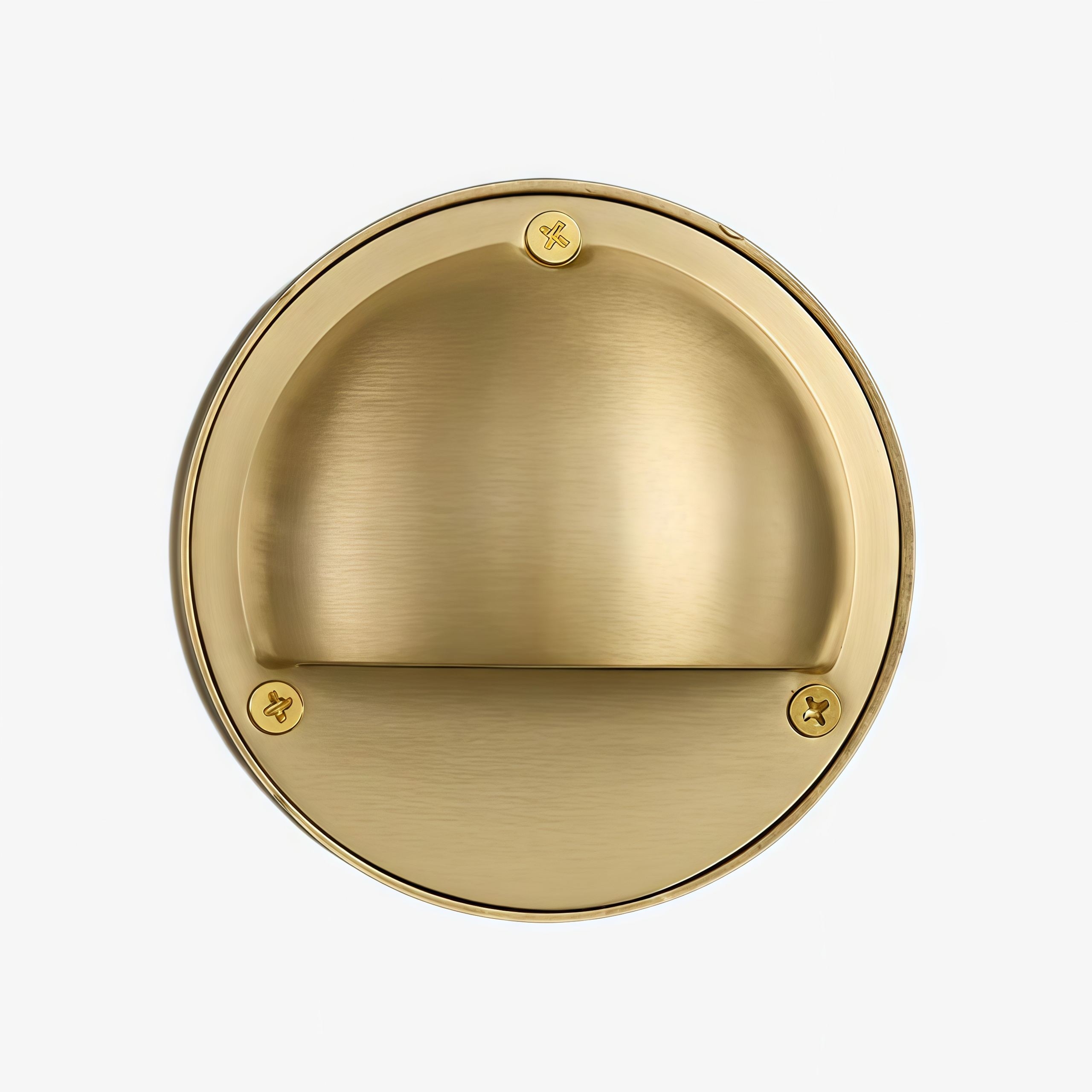 Ardelume Industrial Brass Wall Lamp - Weathered Metal Minimalist Indoor Sconce K2380