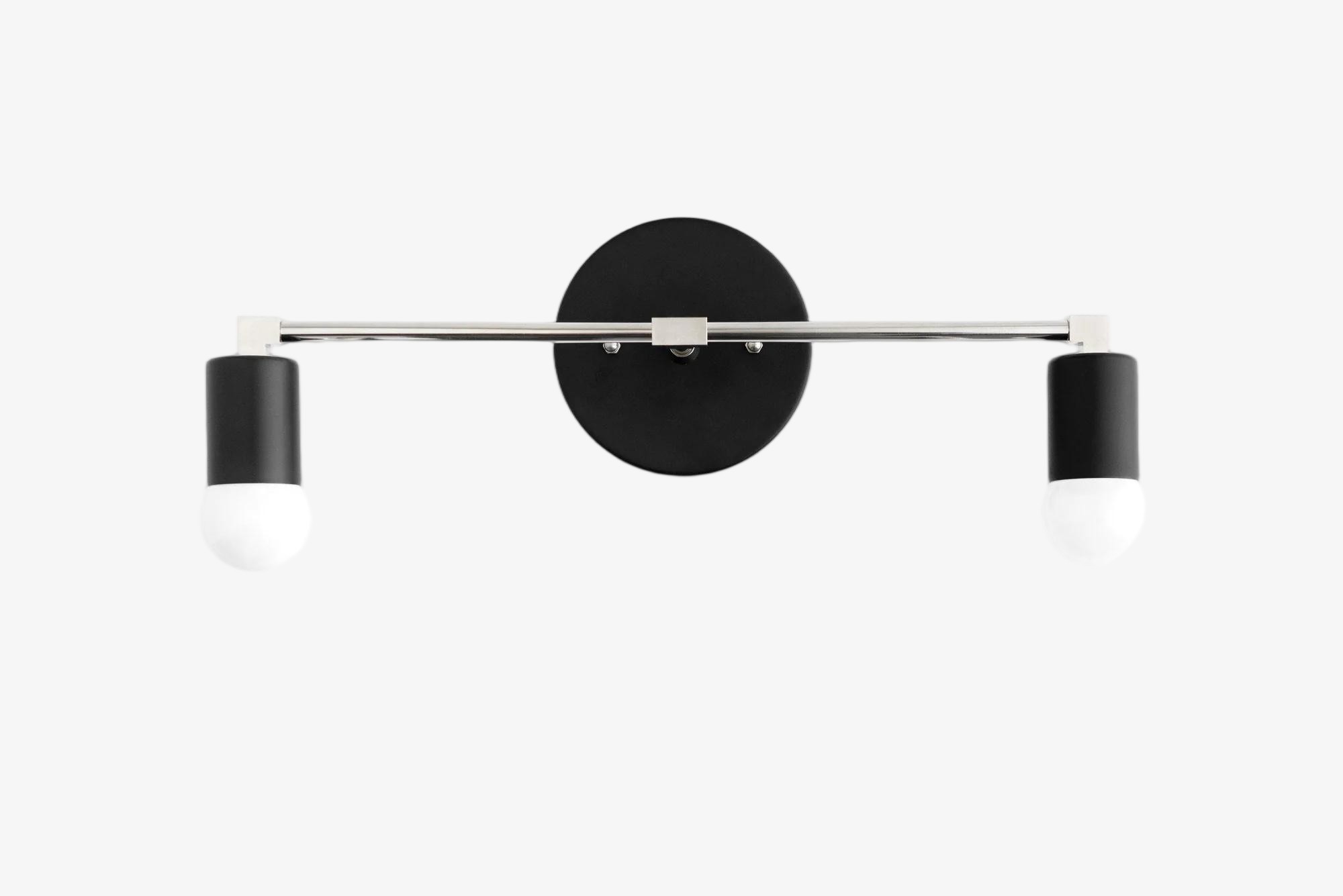 Mobilux Line industrial Bathroom Vanity Light - Minimalist Wall Sconce - Elegant Fixture K1473