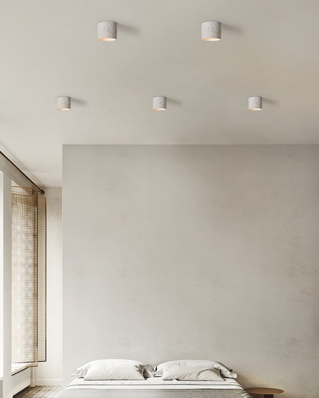 Modern Wabi-Sabi Cylindrical Ceiling Lamp K297