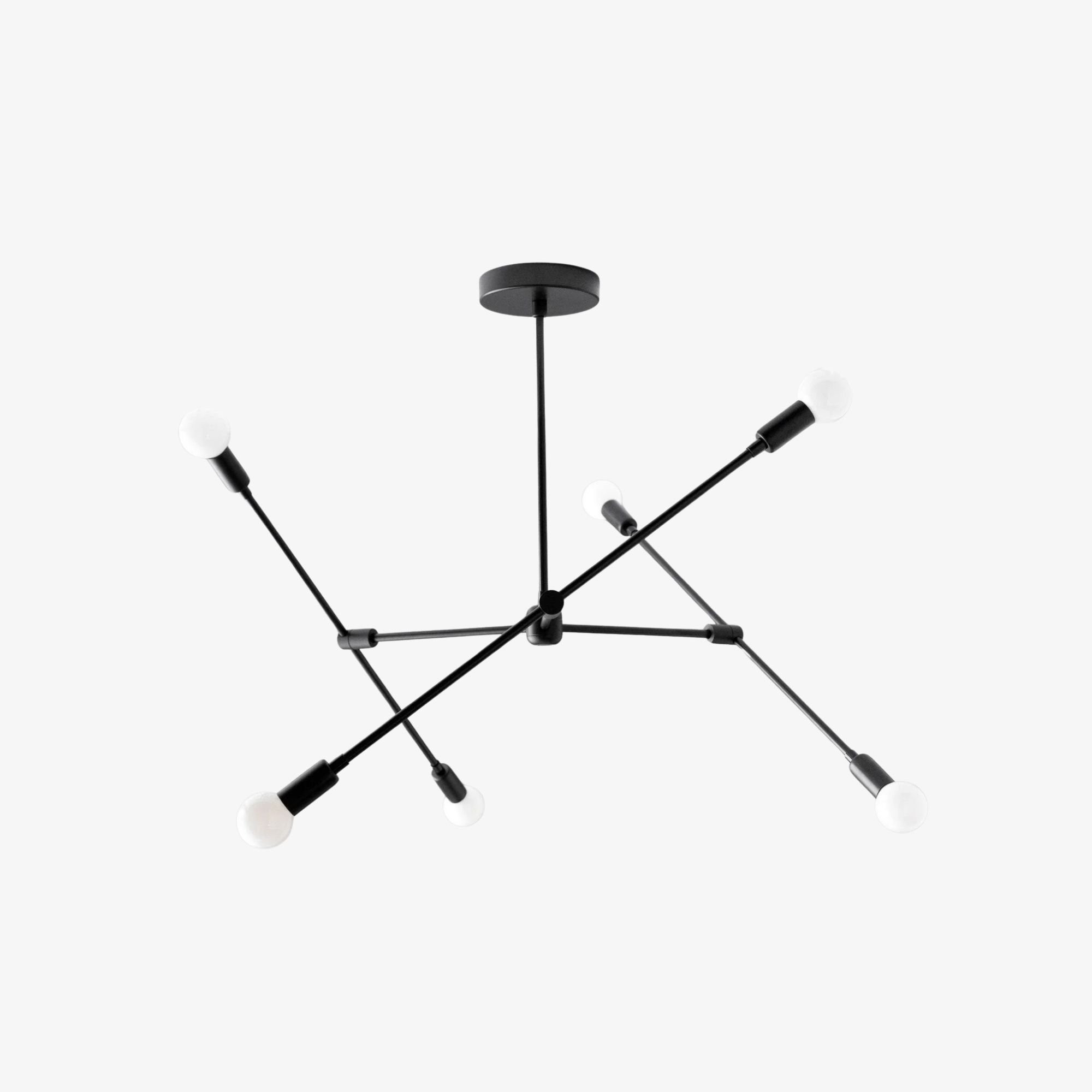 Mobilux Line Modern Mobile Chandelier - Minimalist Chandelier for Dining Room K1519