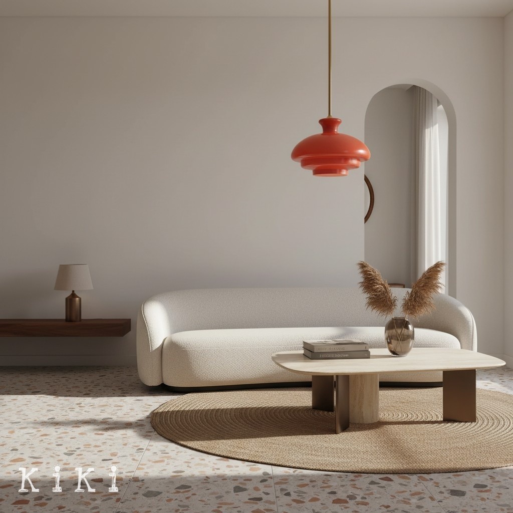 HaloVita Elegant Glass Pendant Fixture with Metal Details for Stylish Homes K2152