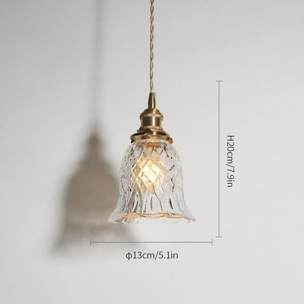 Clear glass pendant lights series