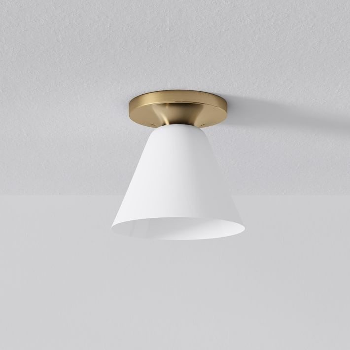 Conica Cone Flush Mount – Glass Ceiling Light for Modern Spaces K1396
