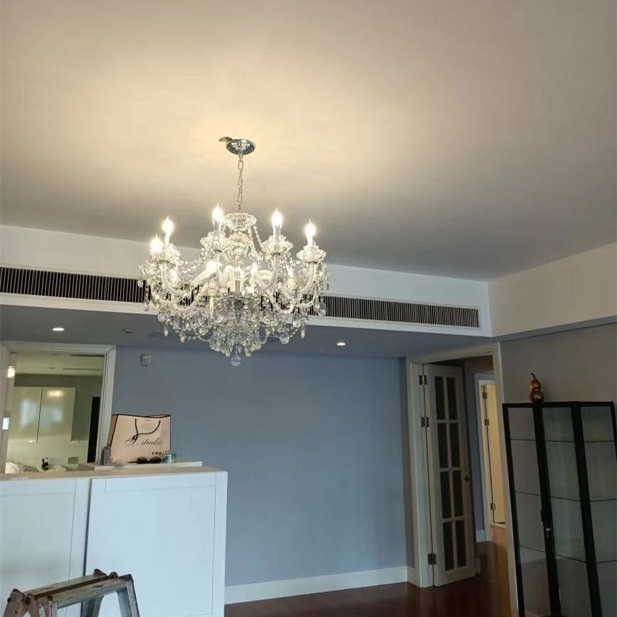 Candlestick Crystal Chandelier