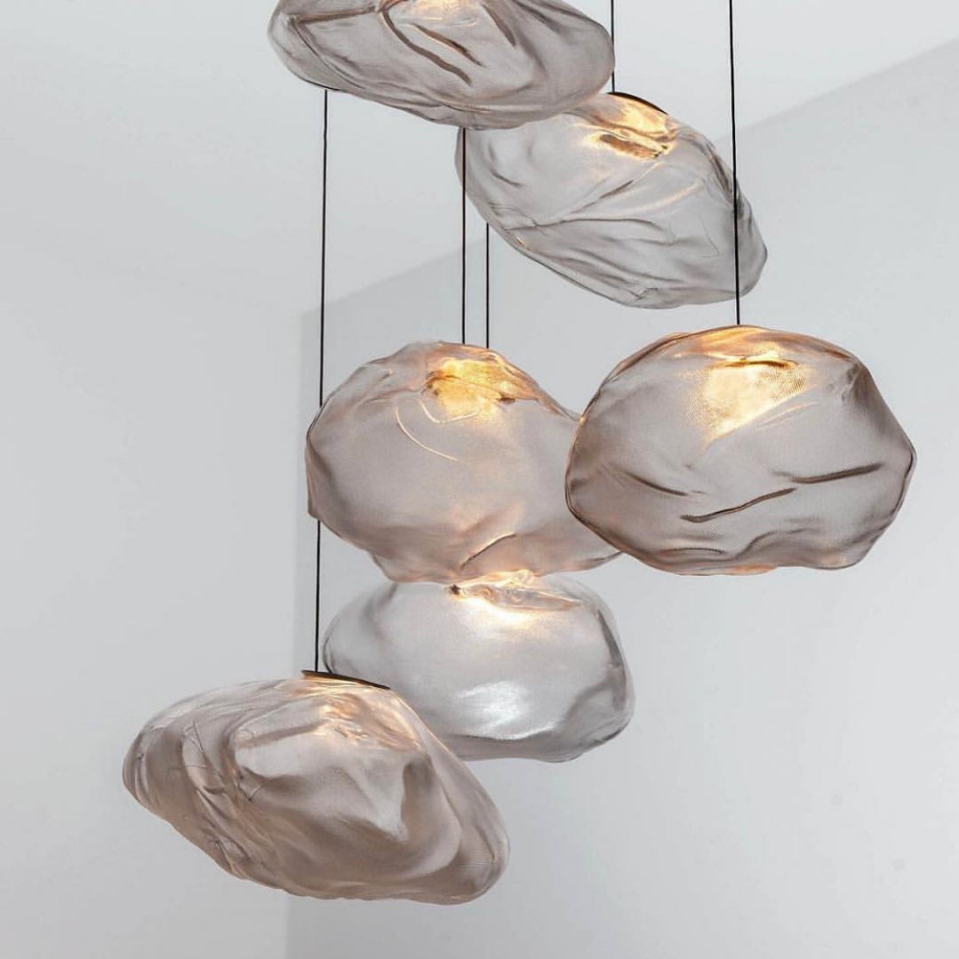 Multi-Head Irregular Glass Bubble Chandelier K216