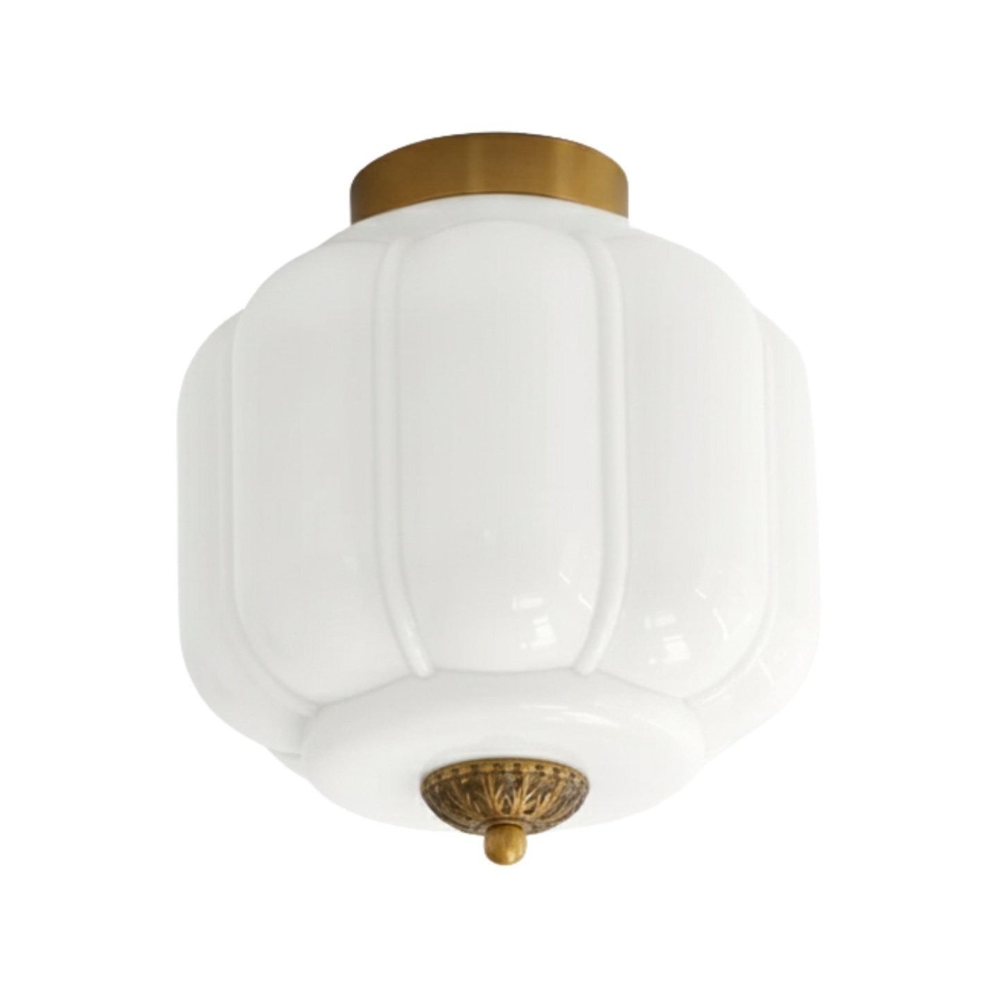 Eloise Vintage Lantern Style Ceiling Light – Elegant Glass Shade Fixture for Hallway K1137