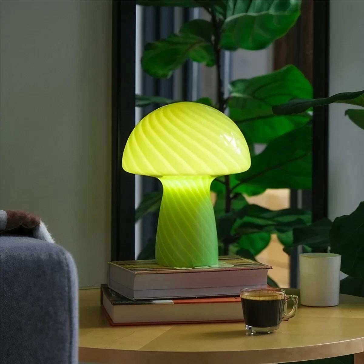 Modern Design Stained Glass Mushroom Lamp K51
