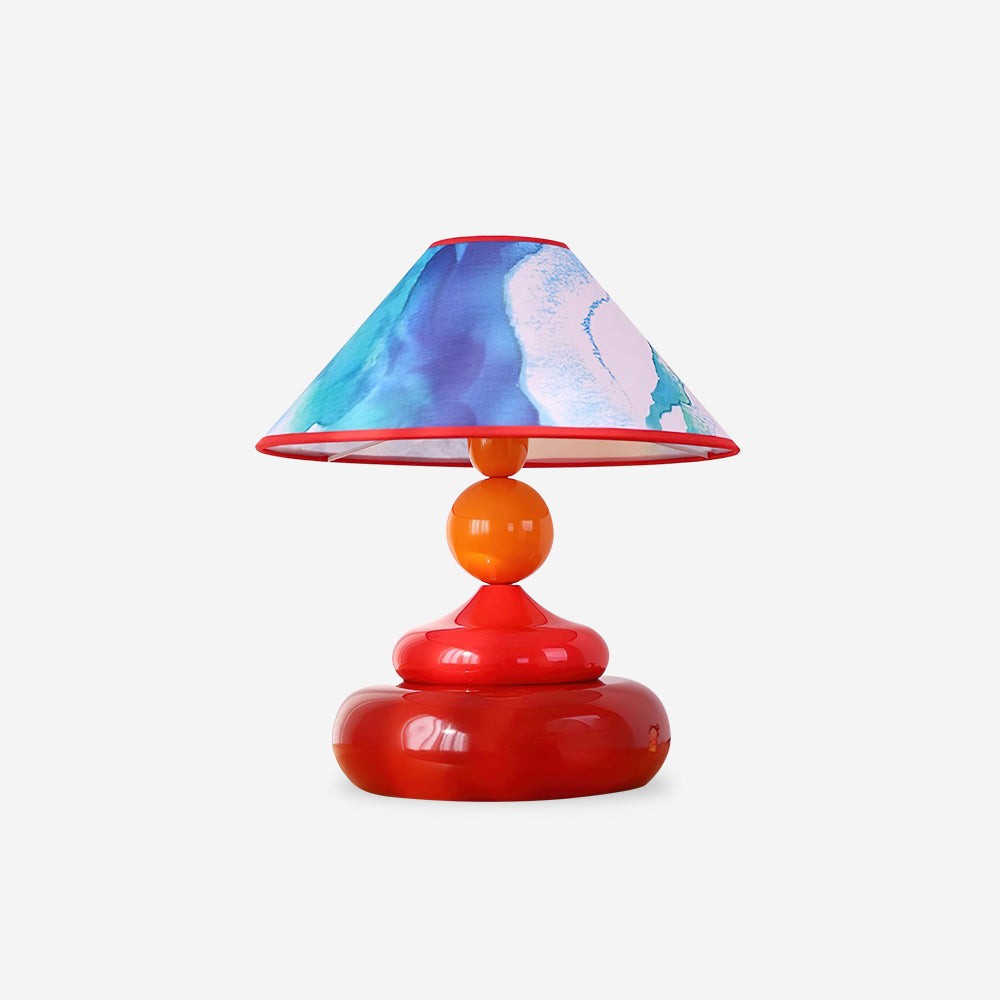 Retro Decorative Colorful Stacked Table Lamp K570