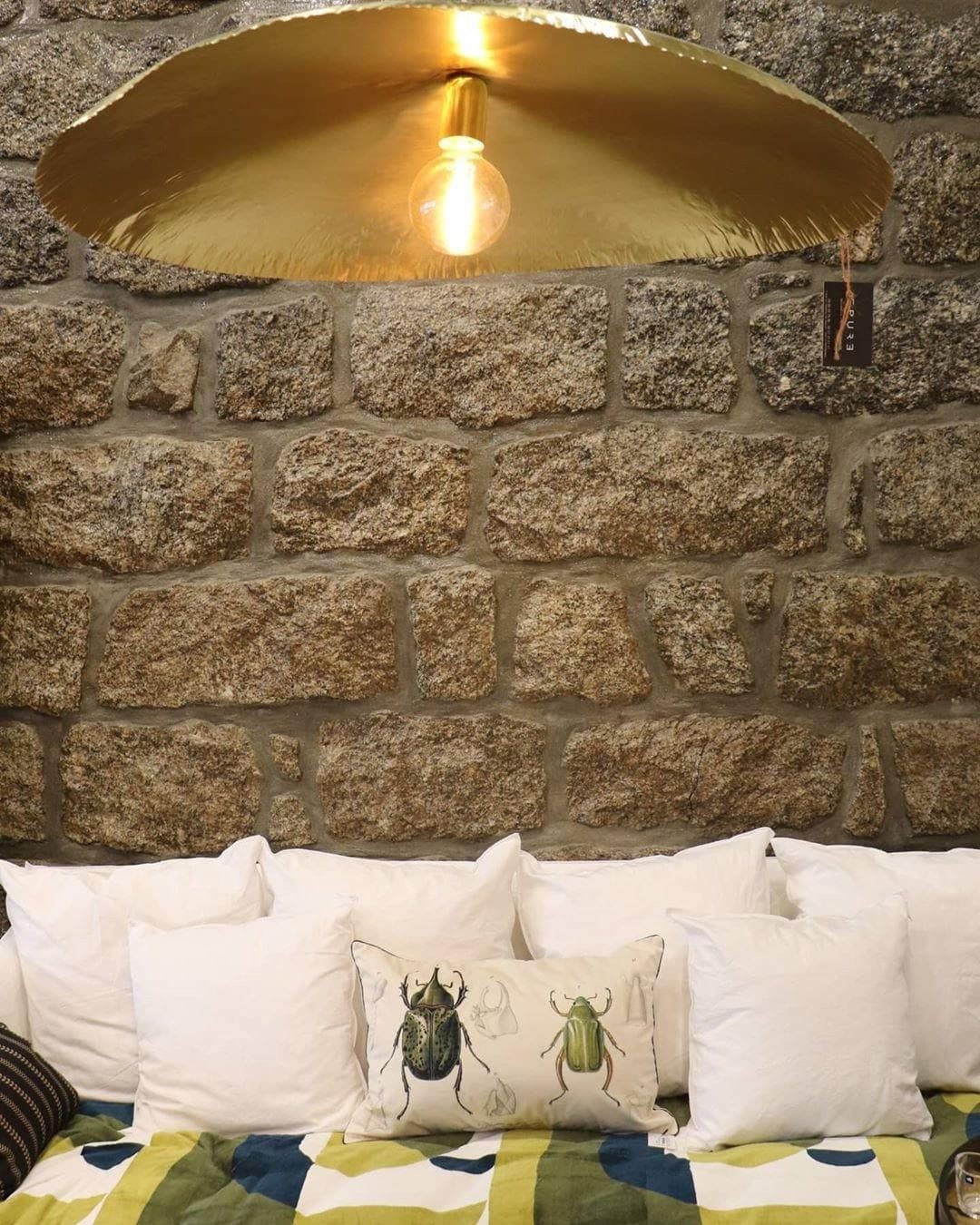 Hammered Brass Suspension Light K1205