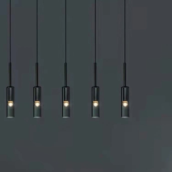 Modern Cylindrical Glass Pendant Light K855