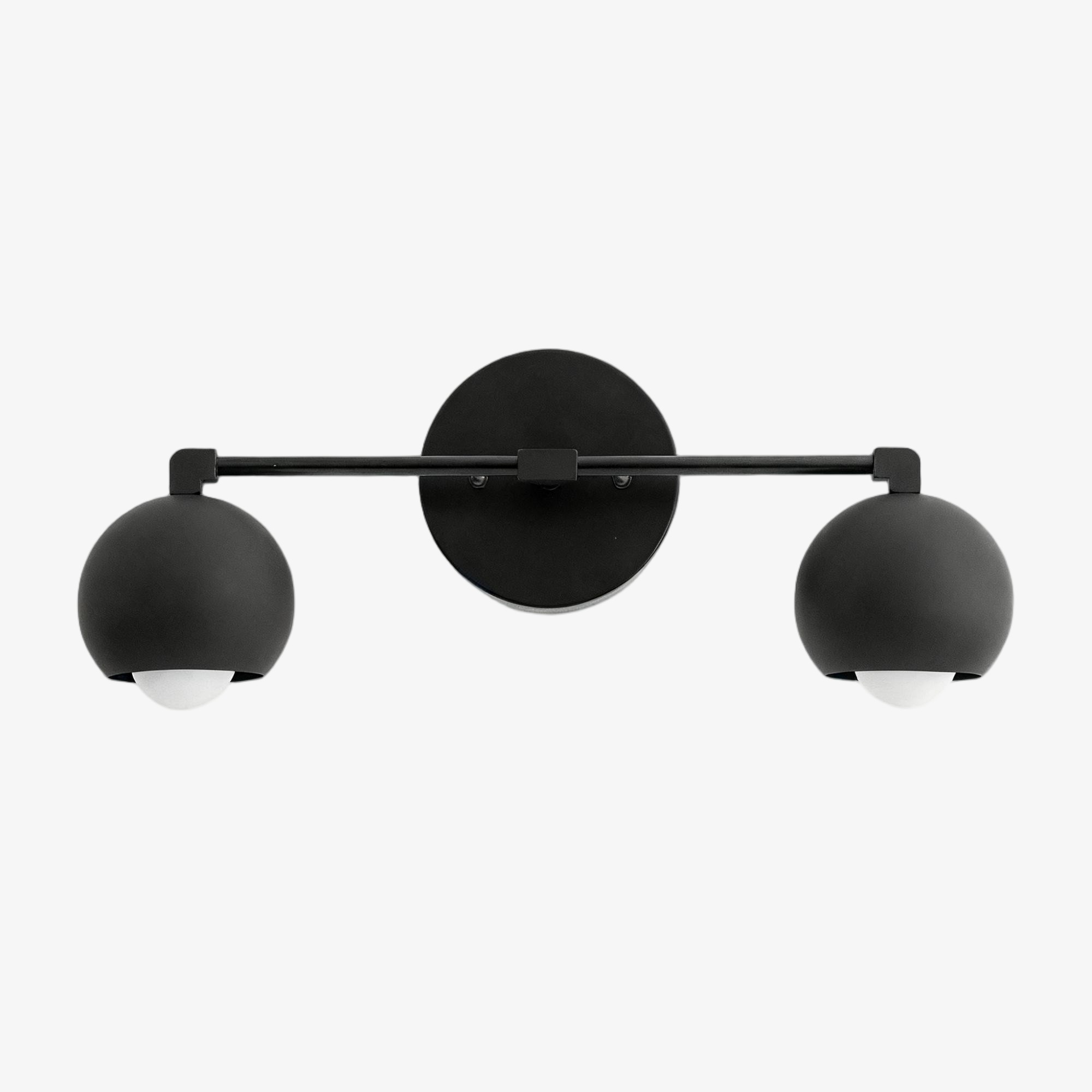 Metio Dome Decorative Vanity Light - Classic Orb Shade Bathroom Wall Lamp K1451