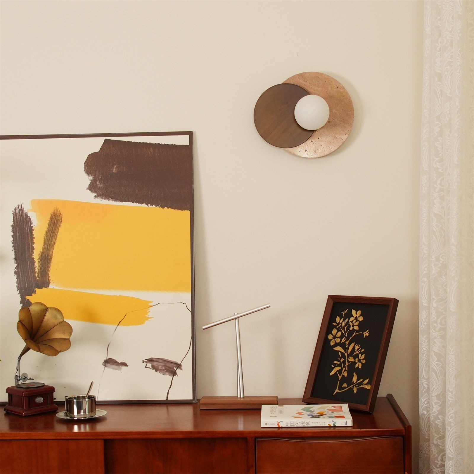 Simple Double Circle Splicing Wall Lamp K565
