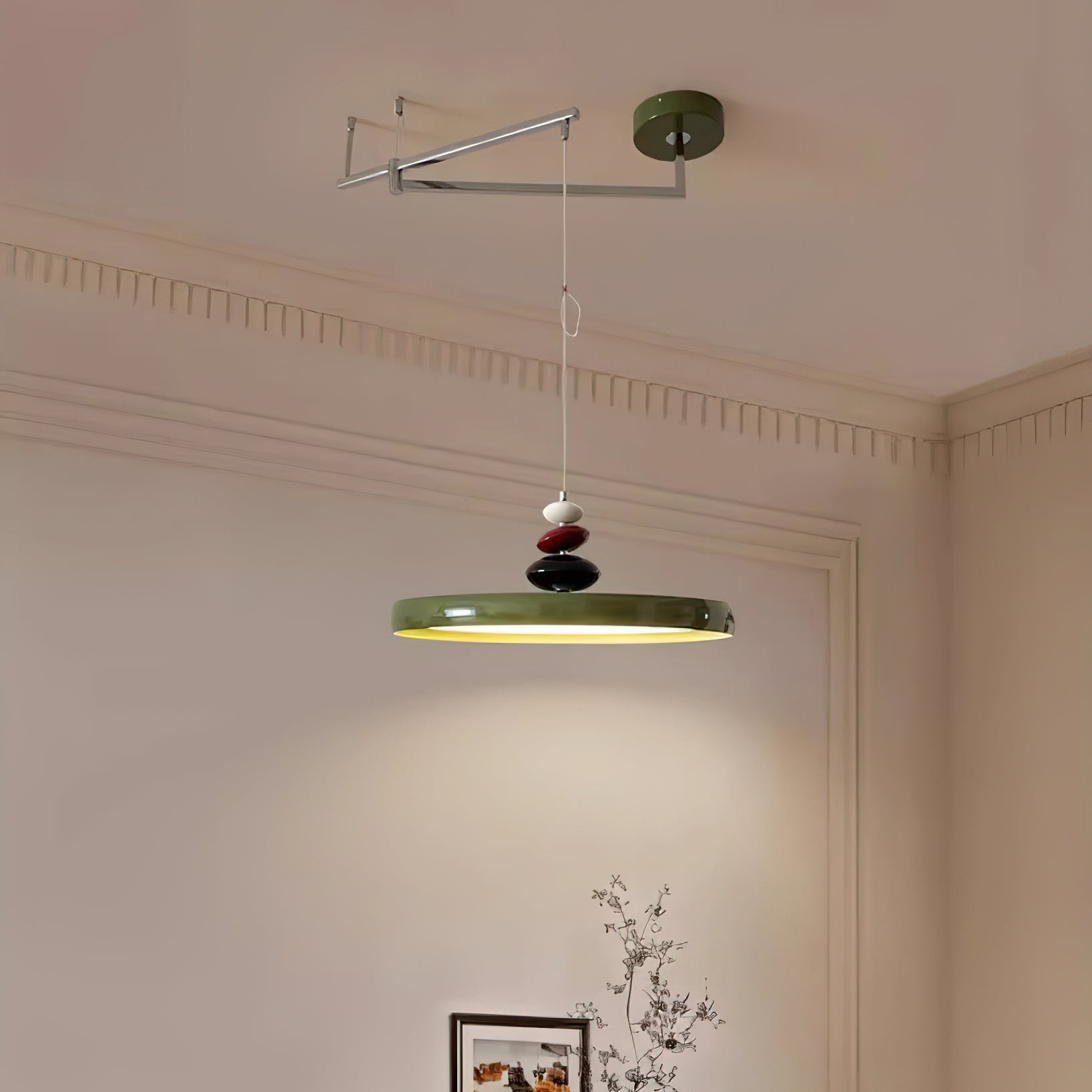 Simple Rocker Arm Flying Saucer Creative Chandelier K405
