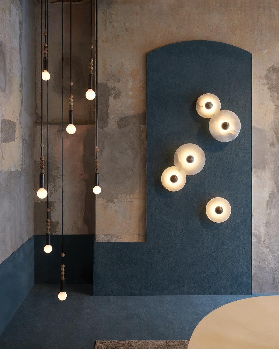 Creative Marble Round Wall Lamp K498