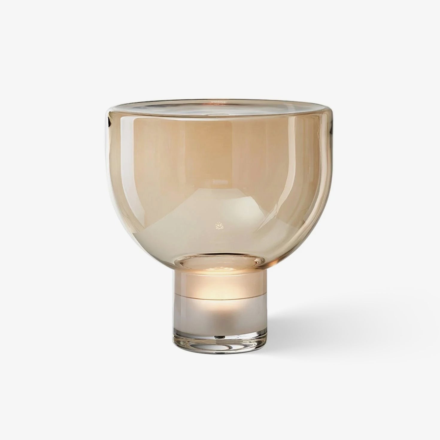 Nordic Simple Modern Luxury Glass Table Lamp For Study Room K220