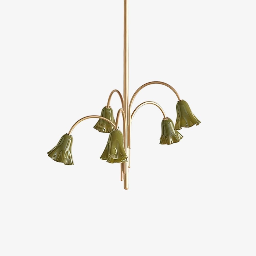 Bellina Artistic Glass Chandelier – Elegant Versatile Vera Lighting K1134